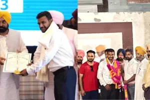 अध्यापक गुरनाम सिंह राज्य स्तरीय पुरस्कार से सम्मानित, गांव डेलूआना में विवाह जैसा माहौल