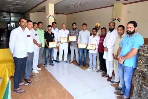 जिला कांग्रेस कमेटी ओबीसी कार्यकारिणी का विस्तार, सौंपे नियुक्ति पत्र