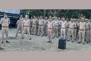 डीएसपी ने फोर्स को कराया दंगा नियंत्रण अभ्यास