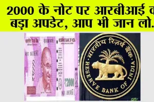 2000 Rupee Note News: 2000 के नोट पर आरबीआई का बड़ा अपडेट, आप भी जान लो…