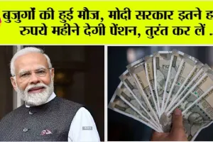 Government News: बुजुर्गों की हुई मौज, मोदी सरकार इतने हजार रुपये महीने देगी पेंशन, तुरंत कर लें ये छोटा सा काम
