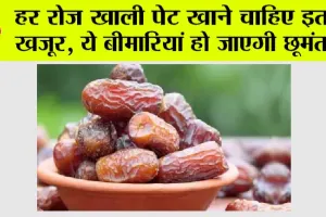 Health News: हर रोज खाली पेट खाने चाहिए इतने खजूर, ये बीमारियां हो जाएगी छूमंतर