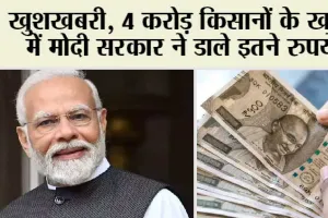 PM Kisan Yojana: खुशखबरी, 4 करोड़ किसानों के खाते में मोदी सरकार ने डाले इतने रुपये!
