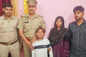अहमदगढ़ पुलिस ने मूक बधिर बालक को परिजनों को सौंपा