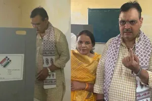 Lok Sabha Election : भजनलाल ने किया अपना मताधिकार का उपयोग