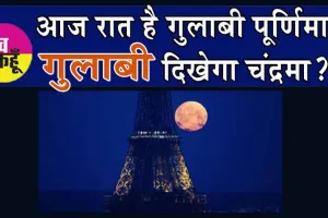 Pink Full Moon: आज रात है गुलाबी पूर्णिमा, गुलाबी दिखेगा चंद्रमा?