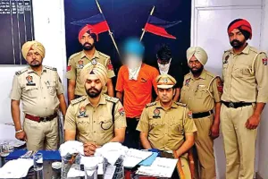 महिला के गले से चेन झपटने वाला लुटेरा काबू