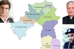 गुरुग्राम में नेता और अभिनेता के बीच फंसा पेंच, दोनों रहे हैं पांच पांच बार सांसद
