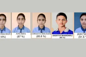 10वीं में आदित्य भारद्वाज व 12वीं में यशी चौहान ने मारी बाजी