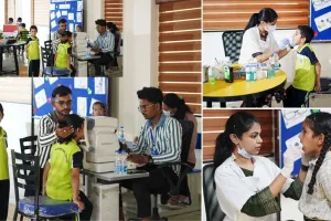 अक्षरा इंटरनेशनल स्कूल पिहोवा में बच्चों के स्वास्थ्य की जांच के लिए लगाया गया दो दिवसीय हेल्थ शिवर :- साहिल काहड़ा