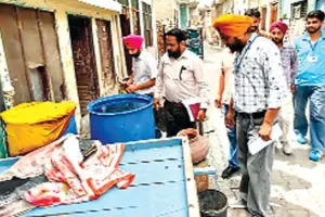 अबोहर में स्वास्थ्य विभाग ने चलाया चैकिंग अभियान