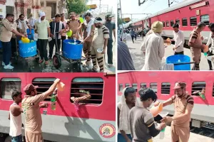 DSS Water Facility : जाखल जंक्शन पर पिछले 15 वर्षों से गर्मियों में Dera Sacha Sauda सेवादार कर रहे हैं ठंडे पानी पिलाने की सेवा