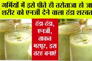 Khus Doodh Sharbat Recipe: गर्मियों के लिए ऐसी लजीज शरबत बनाये की इसका लाजबाब स्वाद कोई भुला ना पाये