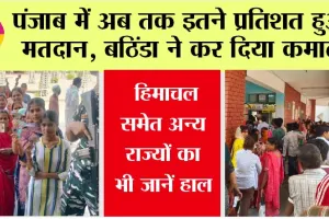 Lok Sabha Election 2024 Live: पंजाब में अब तक इतने प्रतिशत हुआ मतदान, बठिंडा ने कर दिया कमाल, हिमाचल समेत अन्य राज्यों का भी जानें हाल