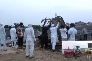 संतनगर के लोगों ने उखाड़ फैका शराब का ठेका