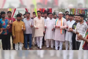 कांग्रेसियों ने हाथरस कांड के मृतकों को अर्पित की श्रद्धांजलि