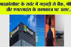 माइक्रोसॉफ़्ट के सर्वर में गड़बड़ी से बैंक, मीडिया और एयरलाइंस के कामकाज पर असर