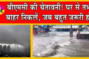 Mumbai Rains : भारी बारिश का कहर! ट्रेनें रुकी, स्कूल बंद, उड़ानें रद्द!