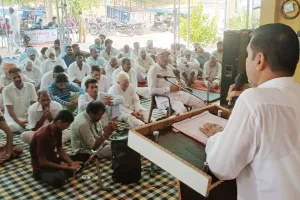ब्लॉक रोड़ी के गांव बप्पां में नागोकी की साध-संगत की तरफ से ब्लॉक स्तरीय नामचर्चा आयोजित
