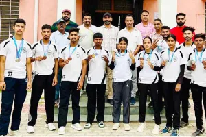 Wushu Competition : राज्य स्तरीय वुशू प्रतियोगिता में हनुमानगढ़ के खिलाडिय़ों ने जीते पदक