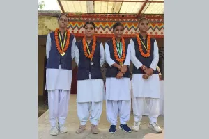 सठला इण्टर कॉलेज की बच्चियों ने हापुड़ मे गाड़े सफलता के झण्डे