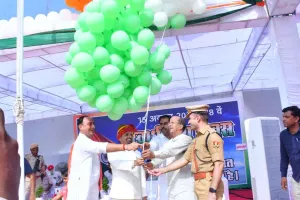 उल्लास, उमंग और उत्साह से सराबोर राष्ट्रीय पर्व, जिला कलक्टर कानाराम ने किया ध्वजारोहण