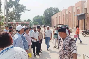 बीकानेर मंडल रेल प्रबंधक द्वारा सूरतगढ़, हनुमानगढ़ व श्रीगंगानगर स्टेशनों का निरीक्षण