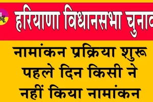 Nomination Process Started : नामांकन प्रक्रिया शुरु, पहले दिन किसी ने नहीं किया नामांकन