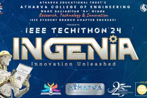 अथर्व इंजीनियरिंग कॉलेज के वार्षिक तकनीकी उत्सव – IEEE TECHITHON 2024 का अनावरण
