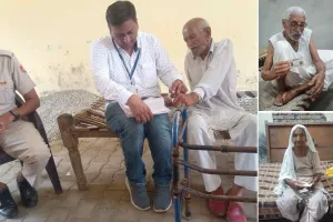 Voting: घर पर मतदान करके खुशी से खिले बुजुर्ग और दिव्यांगो के चेहरे