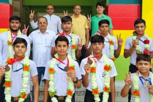 जूडो प्रतियोगिता में प्रताप स्कूल के खिलाड़ियों ने जीते 8 पदक