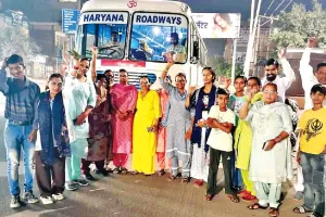 Haryana CM Oath Ceremony: नई सरकार के शपथ ग्रहण समारोह में बड़ी तादाद में पहुंचे सरसावासी