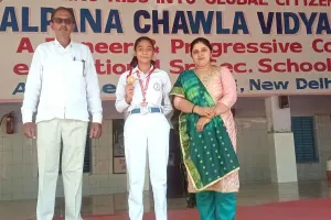 कल्पना स्कूल की अंशु ने जूनियर नेशनल जिला ट्रायल एथलीट में जीता स्वर्ण पदक