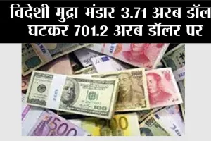Foreign Exchange Reserves: विदेशी मुद्रा भंडार 3.71 अरब डॉलर घटकर 701.2 अरब डॉलर पर