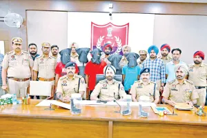 फिरौती व लूटपाट गिरोह के 5 आरोपी गिरफ्तार