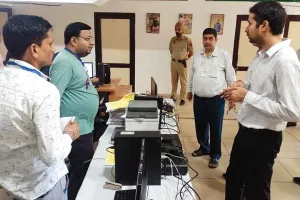 डीसी ने किया मतगणना केंद्रों का निरीक्षण