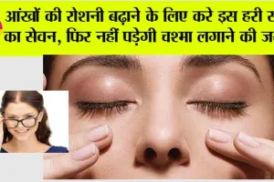 Eye Care Tips: सर्दी के मौसम में आंखों की रोशनी बढ़ाने के लिए करे इस हरी सब्जी का सेवन, फिर नहीं पड़ेगी चश्मा लगाने की जरूरत