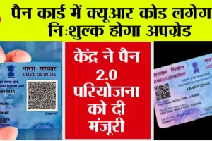 PAN 2.0 Project: पैन कार्ड में क्यूआर कोड लगेगा, नि:शुल्क होगा अपग्रेड, केंद्र ने पैन 2.0 परियोजना को दी मंजूरी