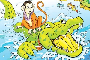 Monkey and Crocodile: बंदर और मगर की मित्रता