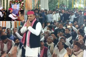 पूर्व सीएम अखिलेश यादव पहुंचे शिकोहाबाद, विधायक को बंधाया ढांढस
