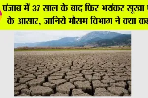 Punjab Weather: पंजाब में 37 साल के बाद फिर भयंकर सूखा पड़ने के आसार, जानिये मौसम विभाग ने क्या कहा…