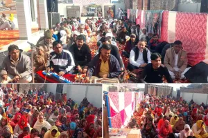 Naamcharcha: दौलतपुर में ब्लॉक स्तरीय नामचर्चा में उकलाना ने गाया गुरुयश