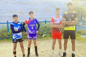 तीन खिलाड़ी राष्ट्रीय वॉलीबॉल प्रतियोगिता के लिए चयनित