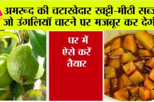 Amrood ki Sabji: सर्दियों में खाएं अमरूद की खट्टी-मीठी सब्जी, स्वाद के साथ सेहत के लिए लाजवाब, घर में ऐसे करें तैयार