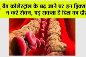 Bad Cholesterol: बैड कोलेस्ट्रॉल के बढ़ जाने पर इन ड्रिक्स का न करें सेवन, पड़ सकता है दिल का दौरा