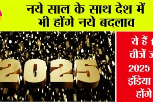 Happy New Year 2025: नये साल के साथ देश में भी होंगे नये बदलाव, ये हैं 10 चीजें जो 2025 में इंडिया में होंगे