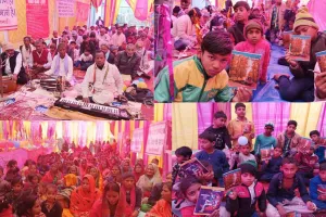 Bihar: समस्तीपुर ब्लाक में 150 बच्चों को वितरित की स्टेशनरी