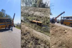 Kaithal School bus Accident: छात्रों से भरी बस नहर में गिरी, बच्चों के परिवारों में मचा हड़कंप