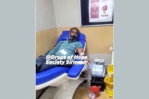 Blood Donation: अनूप इन्सां ने जरूरतमंद के लिए रक्तदान किया