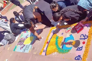 Saras Mela: रंगले पंजाब व बेटी बचाओ-बेटी पढ़ाओ की थीम के तहत हुए रंगोली मुकाबले
